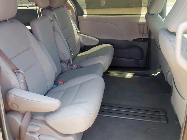 5TDYZ3DCXKS012168 - 2019 TOYOTA SIENNA LIM GRAY photo 6