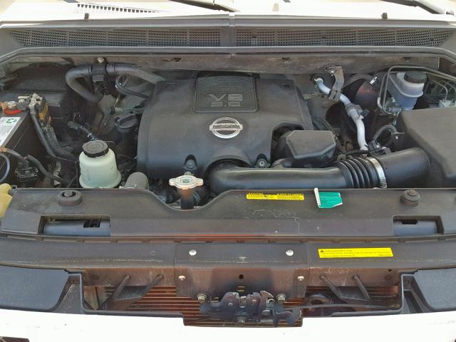 1N6BA07C88N341616 - 2008 NISSAN TITAN WHITE photo 7