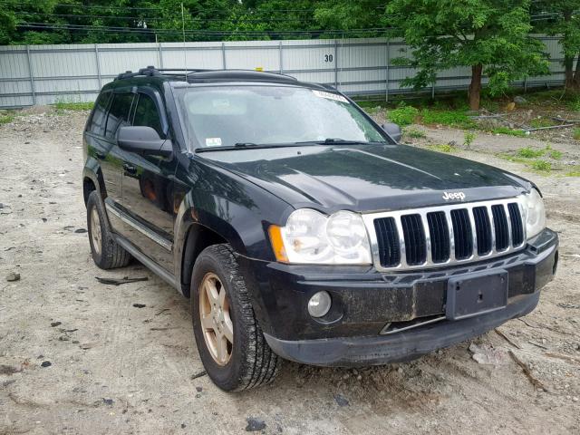 1J4HR58266C360953 - 2006 JEEP GRAND CHER BLACK photo 1