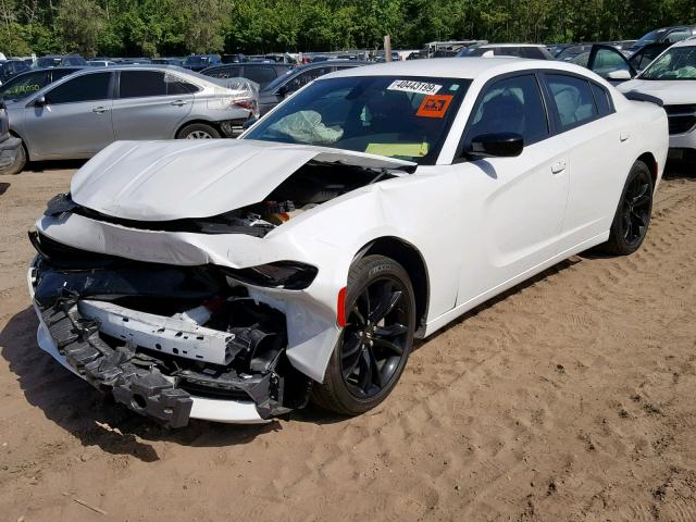 2C3CDXHG5HH595662 - 2017 DODGE CHARGER SX WHITE photo 2