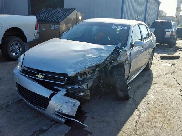 2G1WA5EK6B1169681 - 2011 CHEVROLET IMPALA LS SILVER photo 2