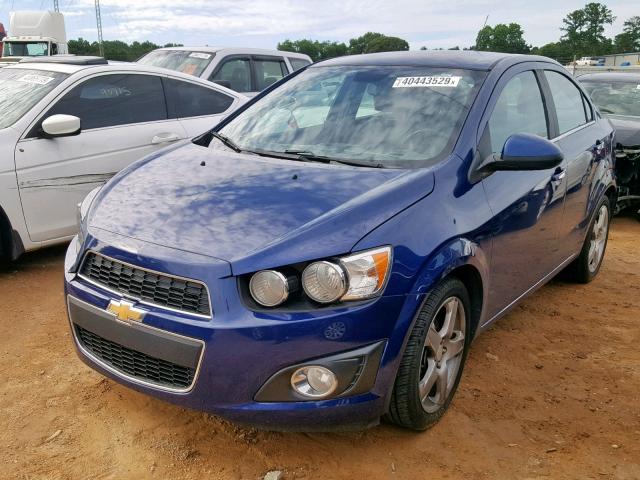 1G1JE5SH0D4165320 - 2013 CHEVROLET SONIC LTZ BLUE photo 2