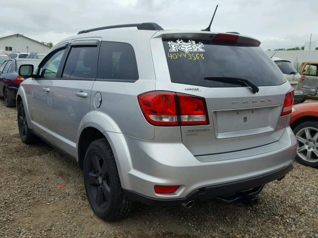 3D4PH1FG2BT562525 - 2011 DODGE JOURNEY MA SILVER photo 3