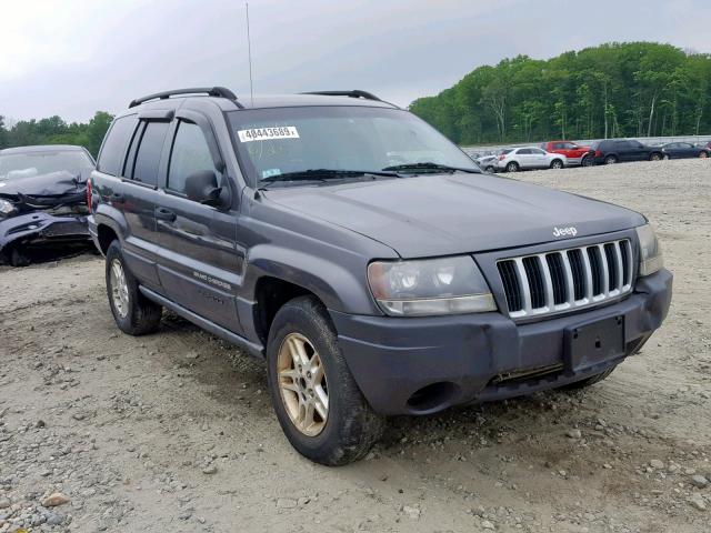 1J4GW48SX4C156300 - 2004 JEEP GRAND CHER GRAY photo 1