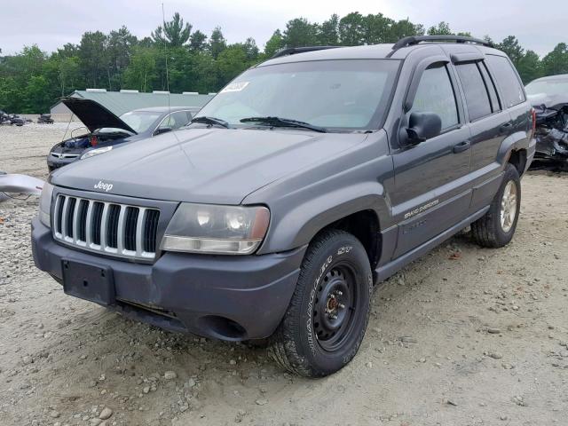 1J4GW48SX4C156300 - 2004 JEEP GRAND CHER GRAY photo 2