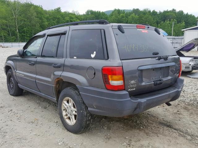 1J4GW48SX4C156300 - 2004 JEEP GRAND CHER GRAY photo 3