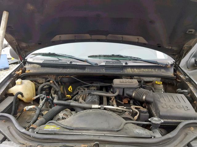 1J4GW48SX4C156300 - 2004 JEEP GRAND CHER GRAY photo 7