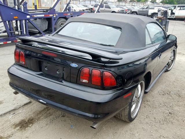 1FALP45X2VF207134 - 1997 FORD MUSTANG GT BLACK photo 4