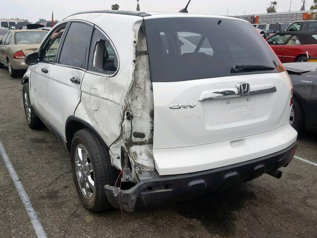 JHLRE38527C045429 - 2007 HONDA CR-V EX WHITE photo 3