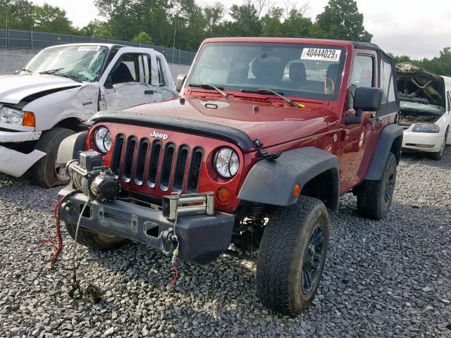 1C4AJWAG3CL200258 - 2012 JEEP WRANGLER S RED photo 2