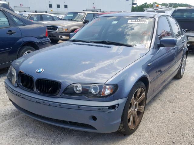 WBAAZ33433PH30281 - 2003 BMW 3 SERIES BLUE photo 2