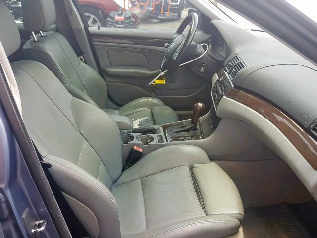 WBAAZ33433PH30281 - 2003 BMW 3 SERIES BLUE photo 5