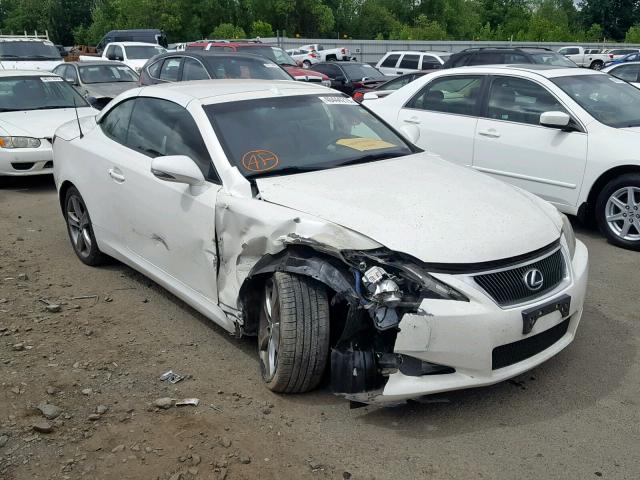 JTHFF2C26C2523936 - 2012 LEXUS IS 250 WHITE photo 1