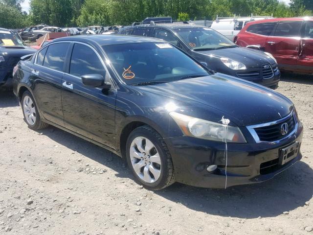 1HGCP36748A084152 - 2008 HONDA ACCORD BLACK photo 1