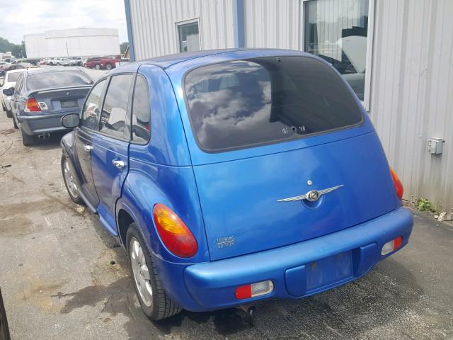 3C4FY58B53T598339 - 2003 CHRYSLER PT CRUISER BLUE photo 3