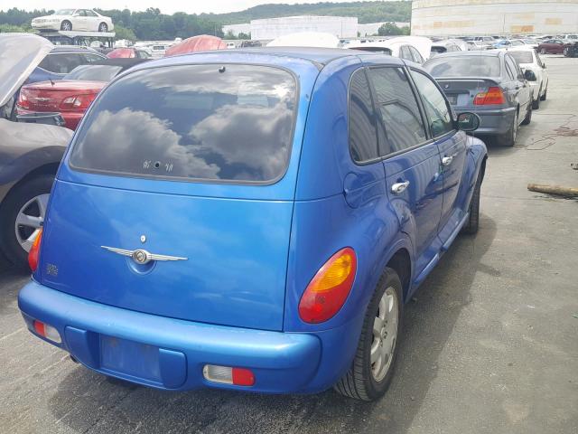 3C4FY58B53T598339 - 2003 CHRYSLER PT CRUISER BLUE photo 4