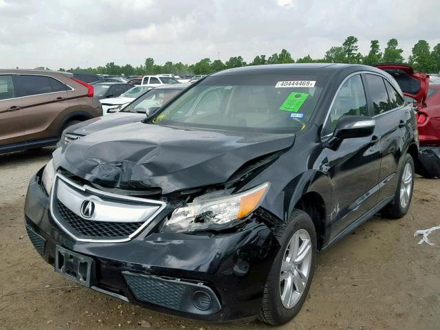 5J8TB3H34EL008620 - 2014 ACURA RDX BLACK photo 2