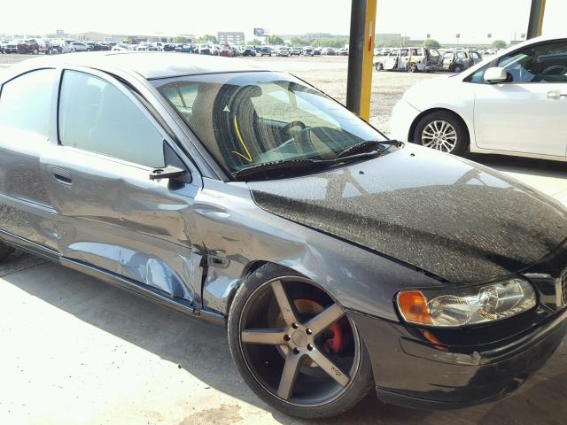 YV1RS59V742350047 - 2004 VOLVO S60 2.5T GRAY photo 9