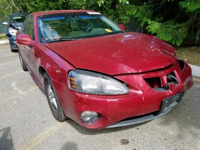 2G2WS522241136032 - 2004 PONTIAC GRAND PRIX MAROON photo 1