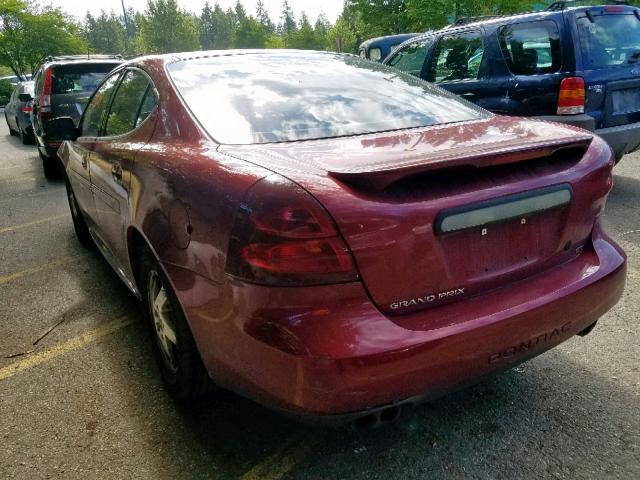 2G2WS522241136032 - 2004 PONTIAC GRAND PRIX MAROON photo 3
