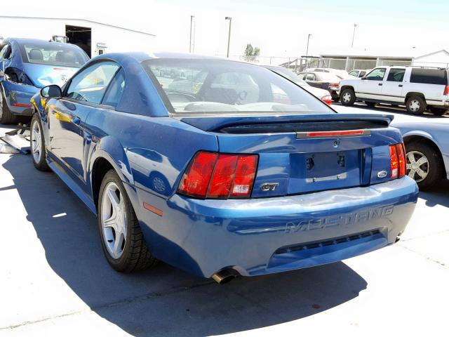 1FAFP42X0XF153577 - 1999 FORD MUSTANG GT BLUE photo 3