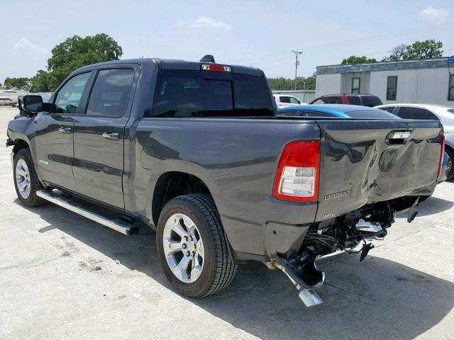 1C6RREFT5KN757727 - 2019 RAM 1500 BIG H GRAY photo 3