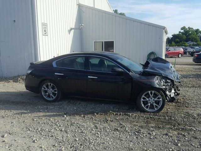 1N4AA5AP0EC445490 - 2014 NISSAN MAXIMA S BLACK photo 9