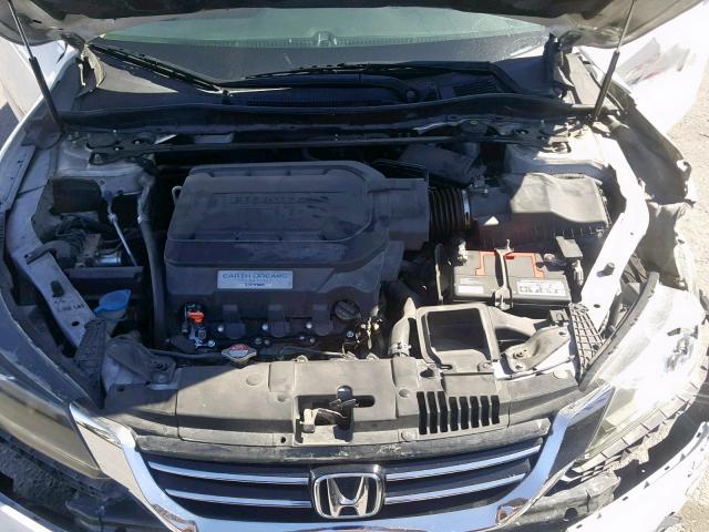 1HGCR3F86EA016384 - 2014 HONDA ACCORD EXL WHITE photo 7