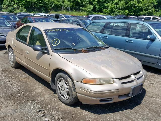 1B3EJ46C4YN220091 - 2000 DODGE STRATUS SE TAN photo 1