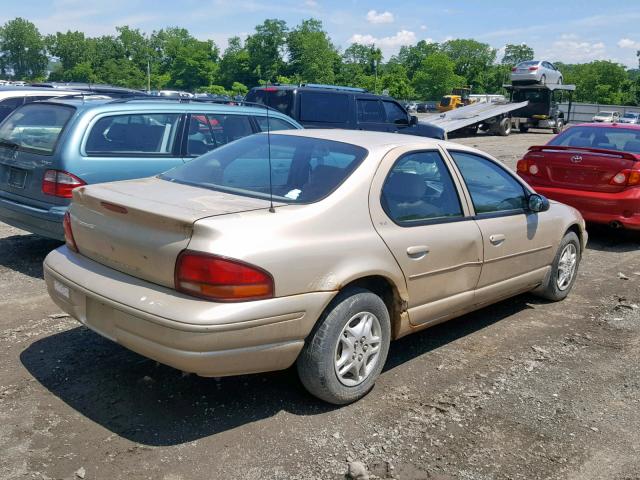 1B3EJ46C4YN220091 - 2000 DODGE STRATUS SE TAN photo 4