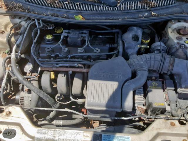 1B3EJ46C4YN220091 - 2000 DODGE STRATUS SE TAN photo 7