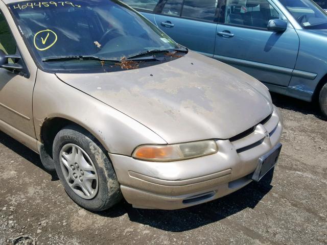 1B3EJ46C4YN220091 - 2000 DODGE STRATUS SE TAN photo 9