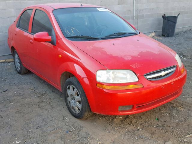 KL1TJ52684B238866 - 2004 CHEVROLET AVEO LS RED photo 1