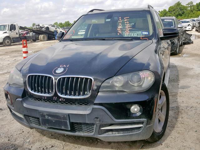 5UXFE43508L004424 - 2008 BMW X5 3.0I BLACK photo 2