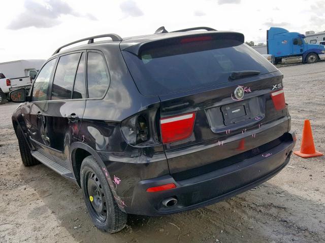 5UXFE43508L004424 - 2008 BMW X5 3.0I BLACK photo 3