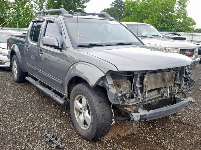 1N6AD09U07C413623 - 2007 NISSAN FRONTIER C GRAY photo 1