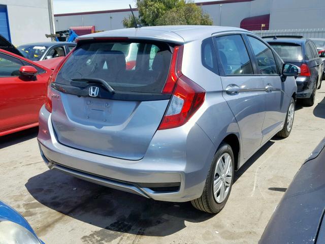 3HGGK5H47KM705733 - 2019 HONDA FIT LX GRAY photo 4