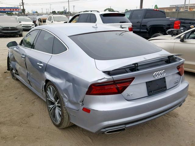 WAU22AFC8HN113930 - 2017 AUDI A7 PRESTIG SILVER photo 3