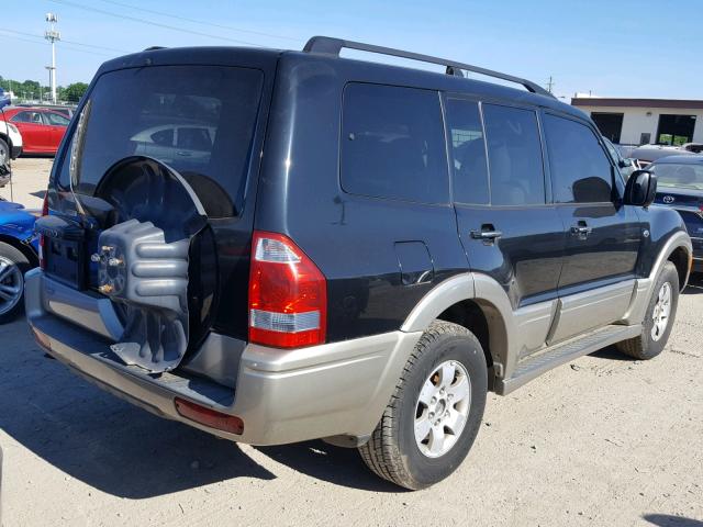 JA4NW51S13J036726 - 2003 MITSUBISHI MONTERO LI BLACK photo 4