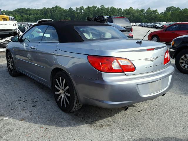 1C3LC65M48N231876 - 2008 CHRYSLER SEBRING LI BLUE photo 3