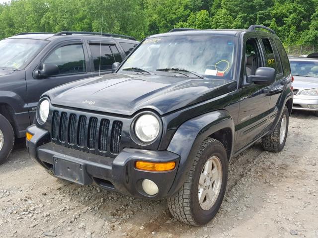 1J8GL58K03W501084 - 2003 JEEP LIBERTY LI BLACK photo 2