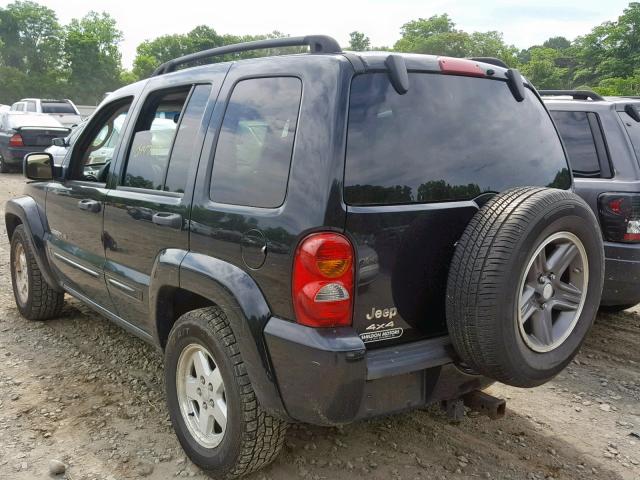 1J8GL58K03W501084 - 2003 JEEP LIBERTY LI BLACK photo 3