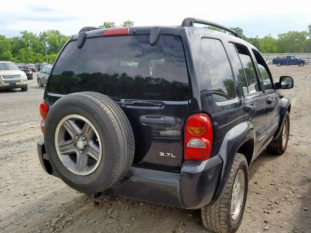 1J8GL58K03W501084 - 2003 JEEP LIBERTY LI BLACK photo 4