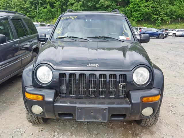 1J8GL58K03W501084 - 2003 JEEP LIBERTY LI BLACK photo 9