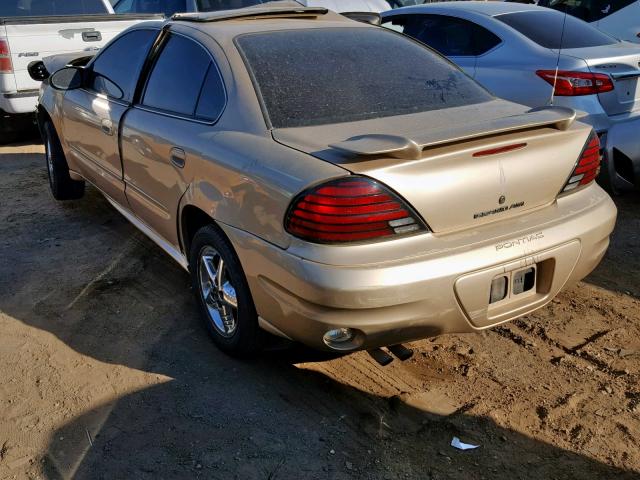 1G2NF52F33C155250 - 2003 PONTIAC GRAND AM S GOLD photo 3