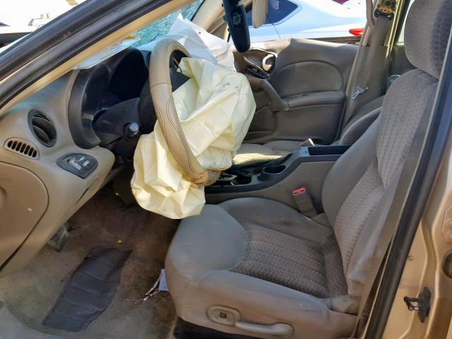 1G2NF52F33C155250 - 2003 PONTIAC GRAND AM S GOLD photo 5