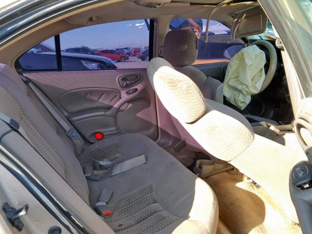 1G2NF52F33C155250 - 2003 PONTIAC GRAND AM S GOLD photo 6