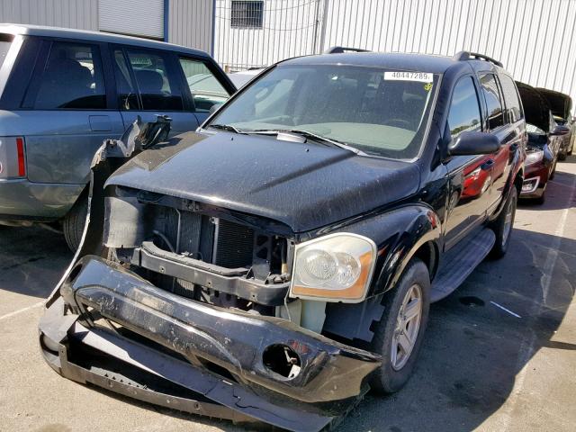 1D4HB48NX4F188441 - 2004 DODGE DURANGO SL BLACK photo 2