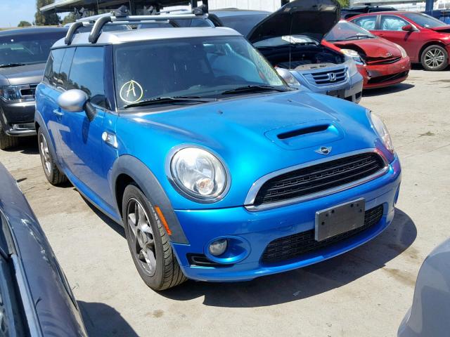 WMWMM33549TP90653 - 2009 MINI COOPER S C BLUE photo 1