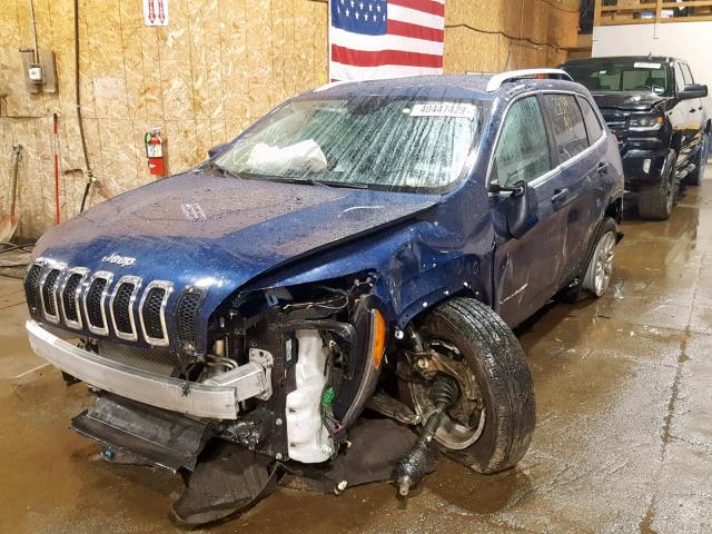 1C4PJMCB3JD570617 - 2018 JEEP CHEROKEE L BLUE photo 2